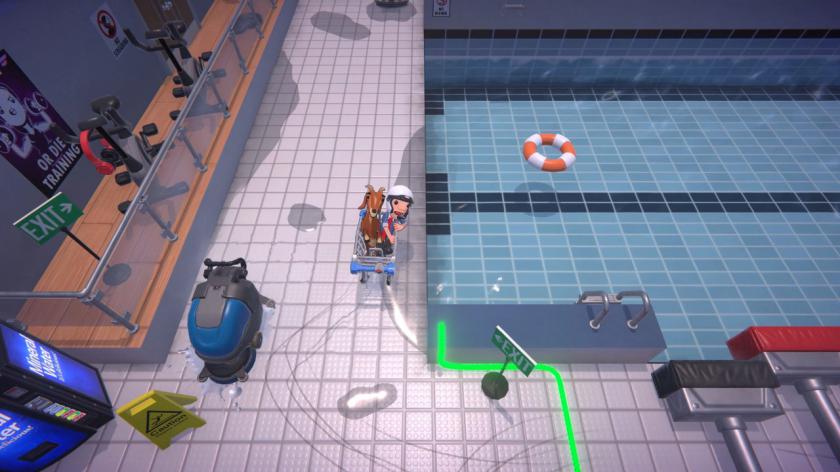 超市尖叫购物车