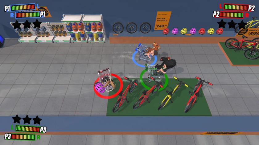 超市尖叫购物车