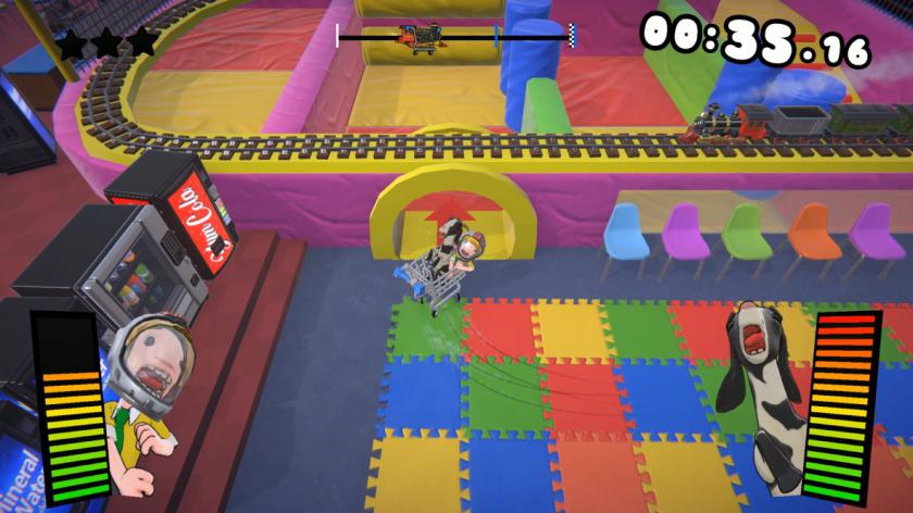 超市尖叫购物车