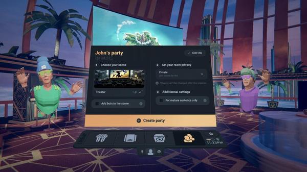 CineVR 多人在线影院 - Oculus Quest在线影视应用