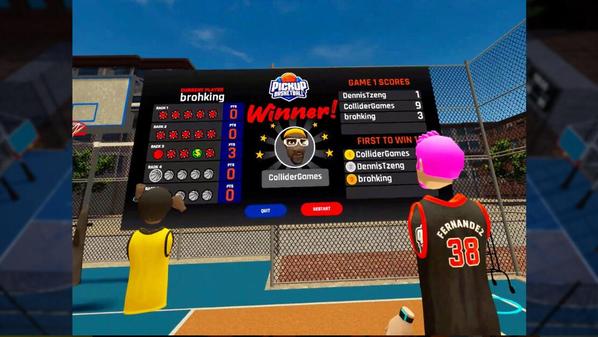 街头篮球VR 汉化中文版（Pickup Basketball VR）- Oculus Quest游戏