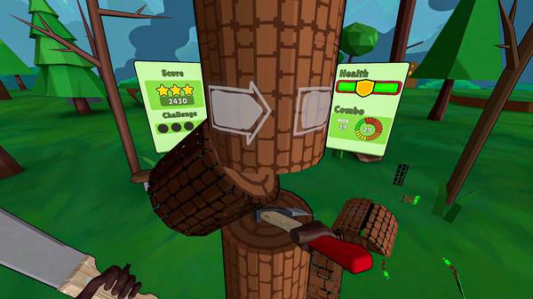 拿起斧头，砍树，打破纪录！（Timberman VR）