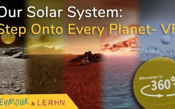 【360° VR】站在各种行星的表面