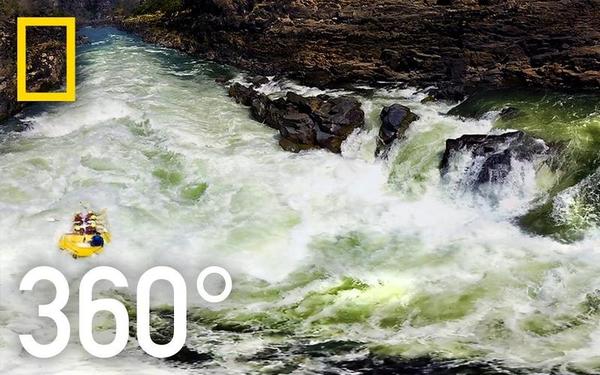 【360° VR】维多利亚瀑布峡谷漂流