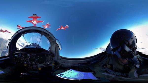 【360° VR】听说你还没开过战斗机？ F5 F18 F22 360°飞行